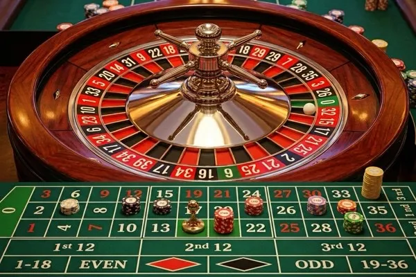 Pantalla de tragamoneda con símbolos iluminados en el casino de Bogotá